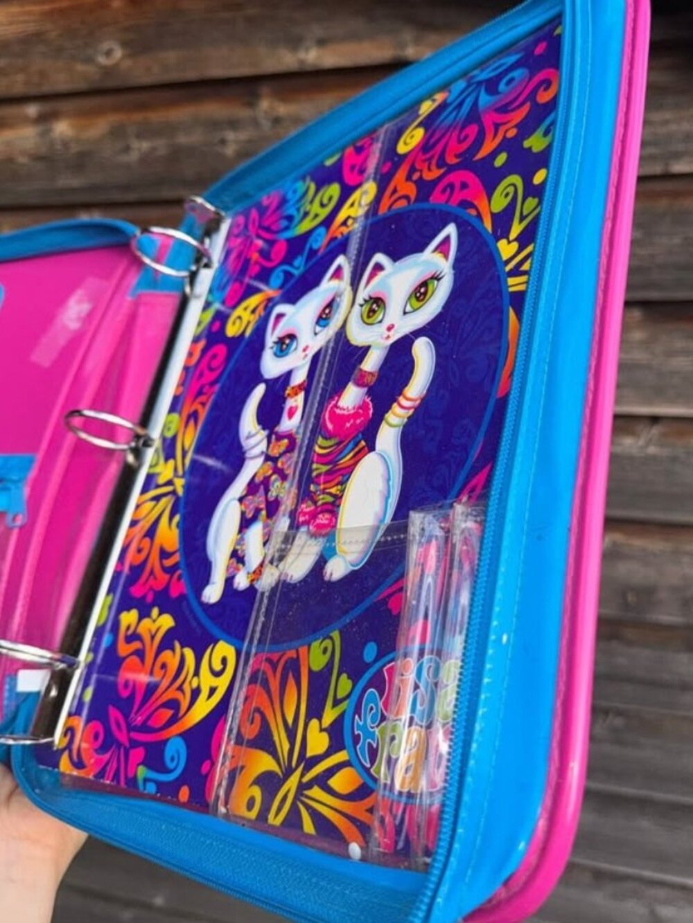 1990s Lisa Frank Siamese twins trapper keeper. See ALL photos!